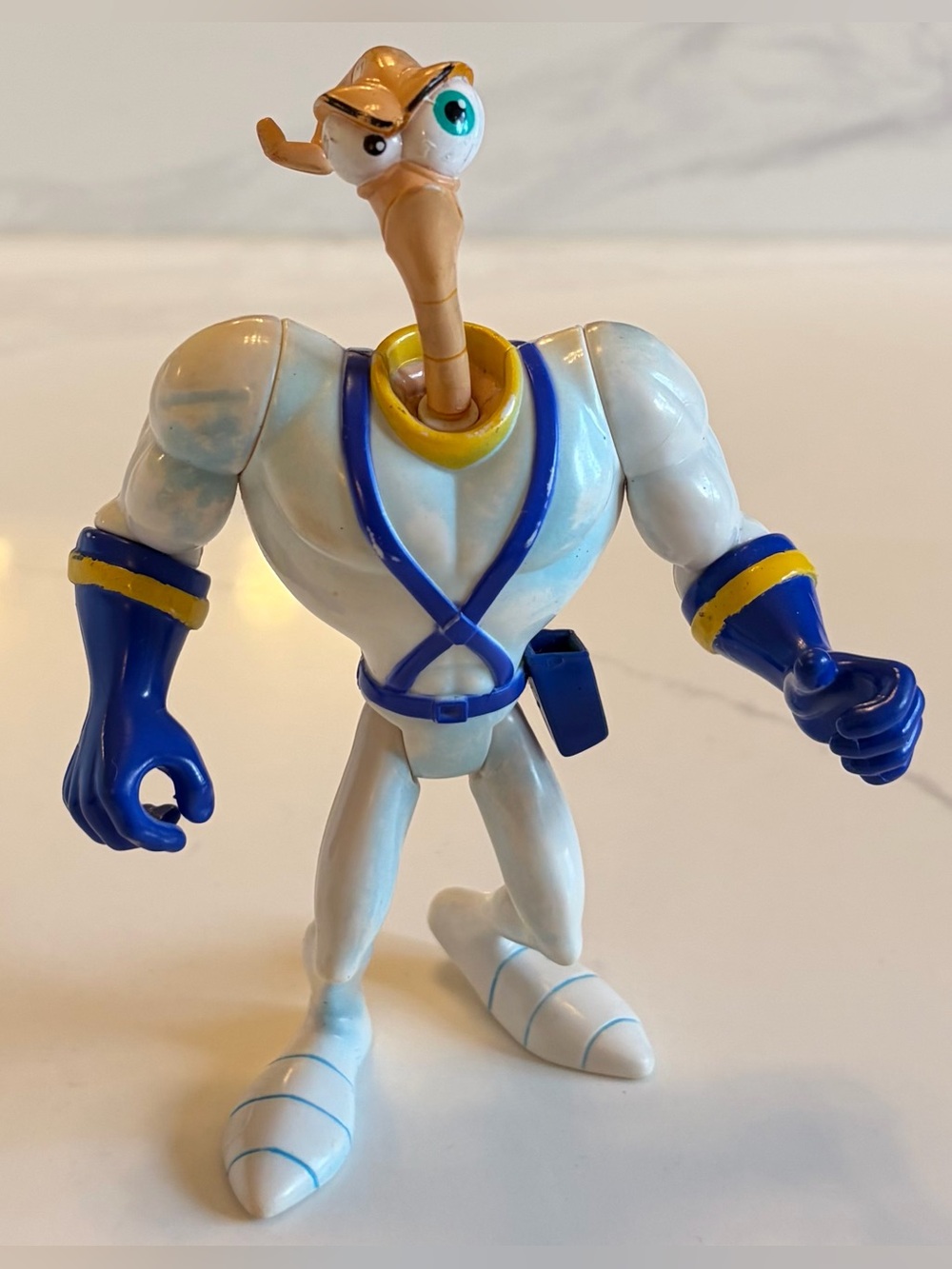 Playmates Earthworm Jim Pop Off Head Figure 1995